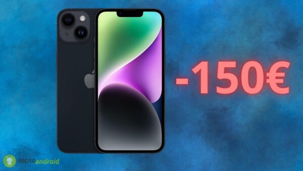 Apple iPhone 14: PREZZO ridicolo e risparmio assicurato su Amazon (-150€)