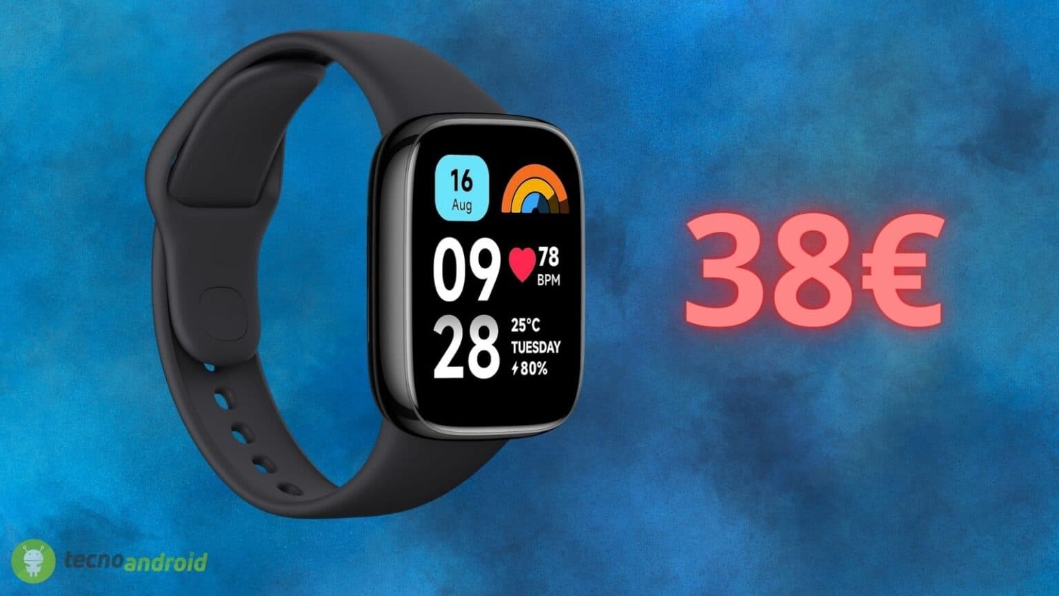 Smartwatch XIAOMI Redmi a soli 38€: prezzo TOP su AMAZON
