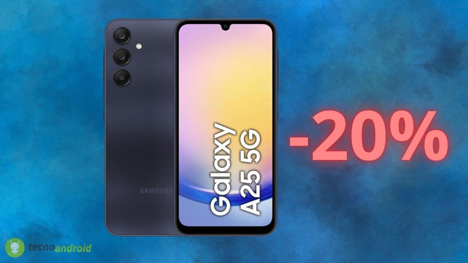 Samsung Galaxy A25 5G quasi in REGALO su Amazon solo oggi!