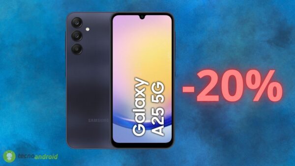 Samsung Galaxy A25 5G quasi in REGALO su Amazon solo oggi!