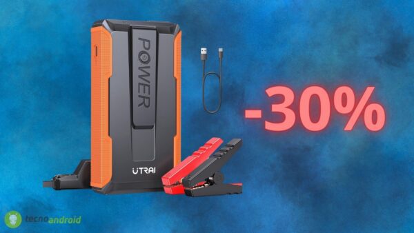 Avviatore d'emergenza per AUTO: sconto del 30% su AMAZON con COUPON