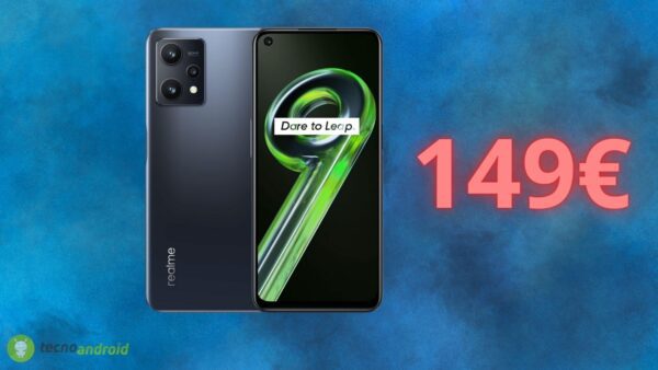 Realme 9 5G: smartphone ANDROID in OFFERTA a meno di 150€