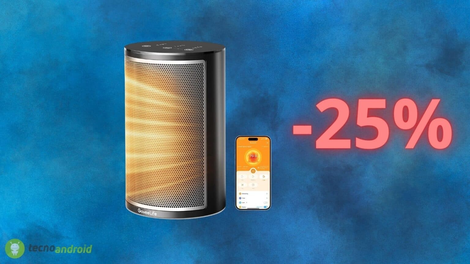 Termoventilatore elettrico con il 25% di SCONTO su AMAZON
