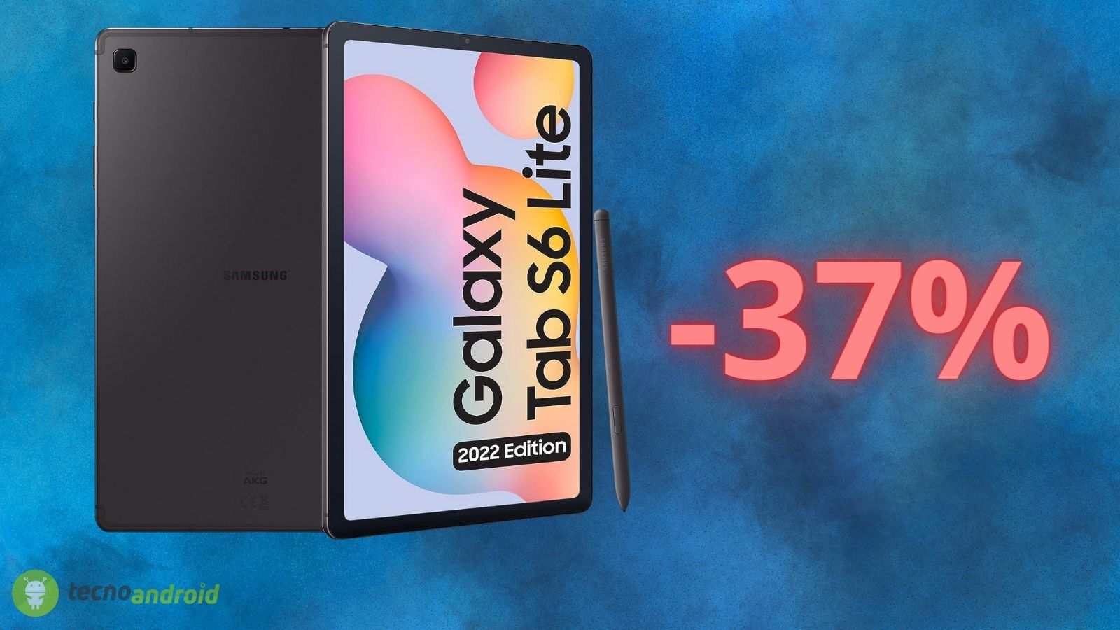 Samsung Galaxy Tab S6 Lite: sconto MOSTRUOSO su Amazon, costa il 37% in meno