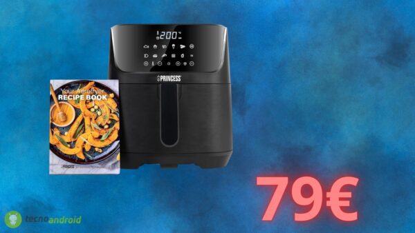 Friggitrice ad aria soli 79€: sconto esclusivo ed inedito su Amazon