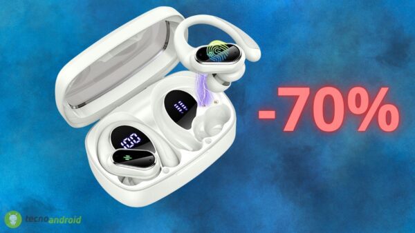 Auricolari wireless scontati del 70% solo OGGI su AMAZON