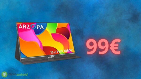 Monitor portatile a soli 99€: offerta FOLLE su AMAZON