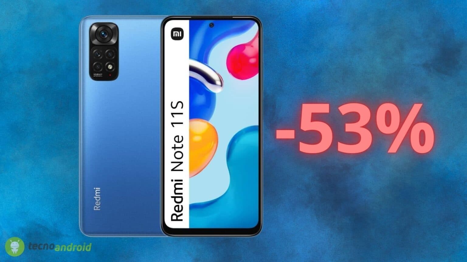Xiaomi Redmi Note 11S: oggi costa solo 139€ su AMAZON (-53%)
