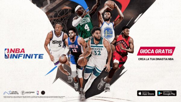 NBA, Infinite, Basket, PVP, gaming, lancio