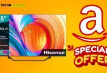 Smart TV Hisense 55" in PROMO PAZZESCA su AMAZON