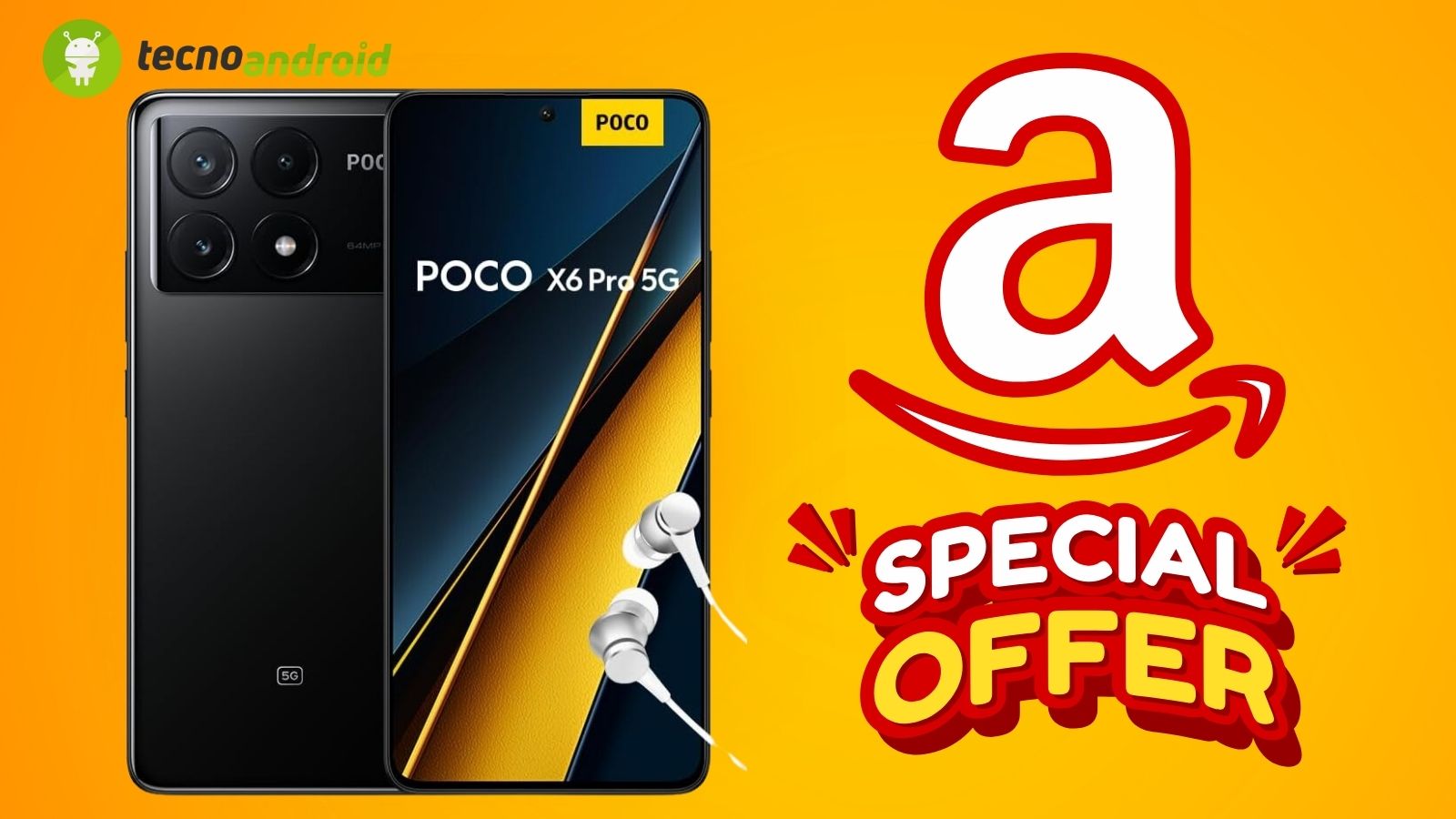 Smartphone POCO X6 Pro: prestazioni strabilianti a soli 309,90€ su Amazon