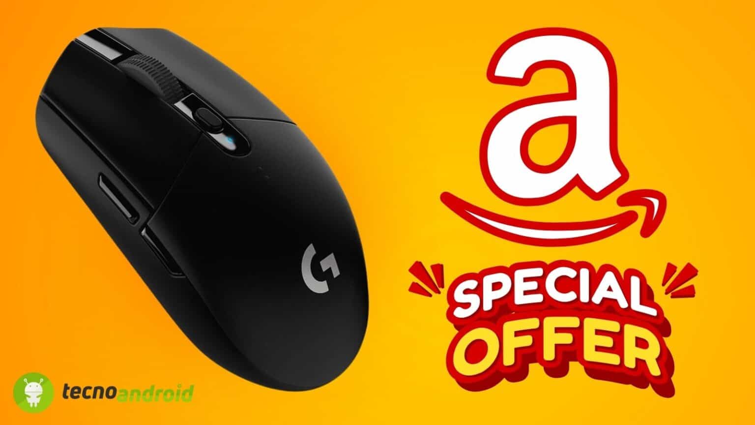 Mouse Gaming Wireless al 41% di Sconto su Amazon
