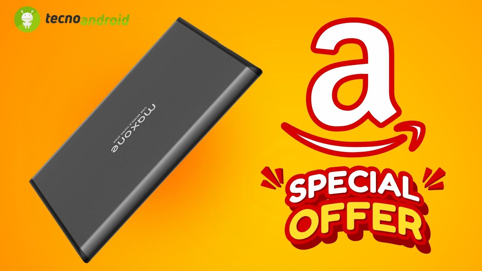 SUPER OFFERTA Amazon: Hard Disk Esterno 500GB al 44% di sconto