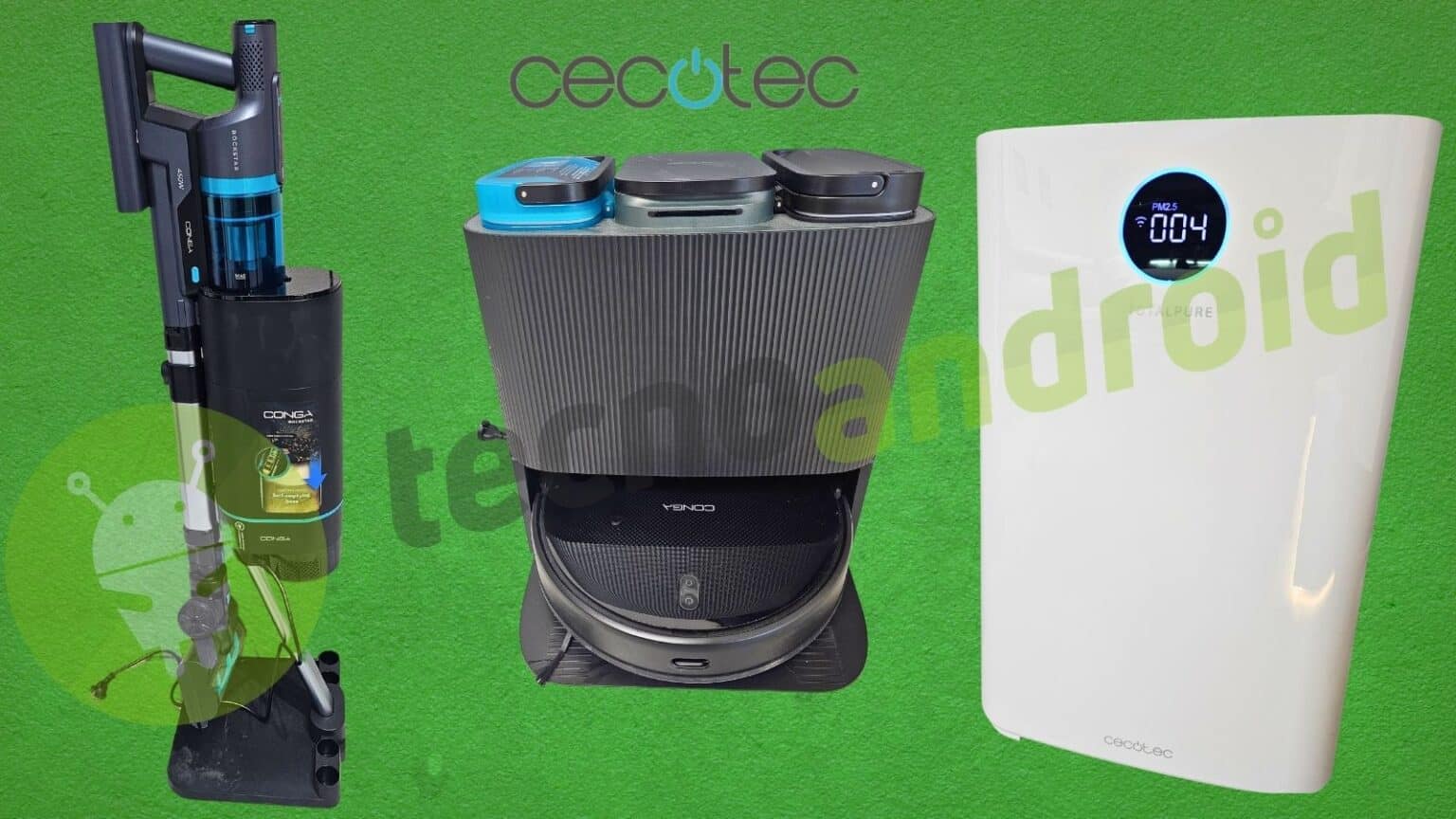 Sistema di pulizia Cecotec: robot, aspirapolvere e purificatore aria - Recensione