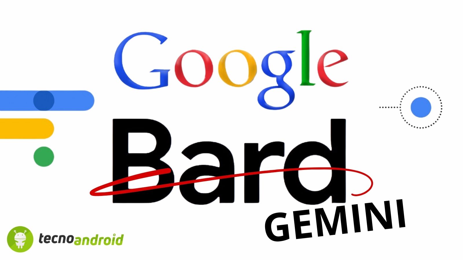 Google dice addio all'IA Bard: si trasforma ufficialmente in Gemini