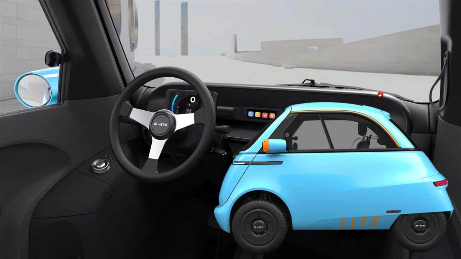 Microlino Lite: l'auto che si può guidare anche a 14 anni