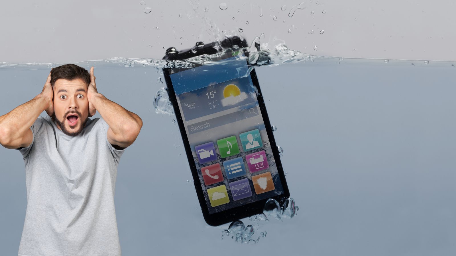 Cellulare cade in acqua: cosa fare? Attenzione ai falsi miti 
