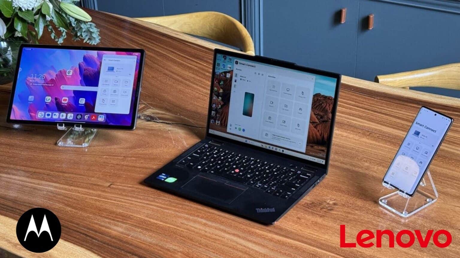 Motorola: Corning® Gorilla® Glass e Smart Connect con Lenovo