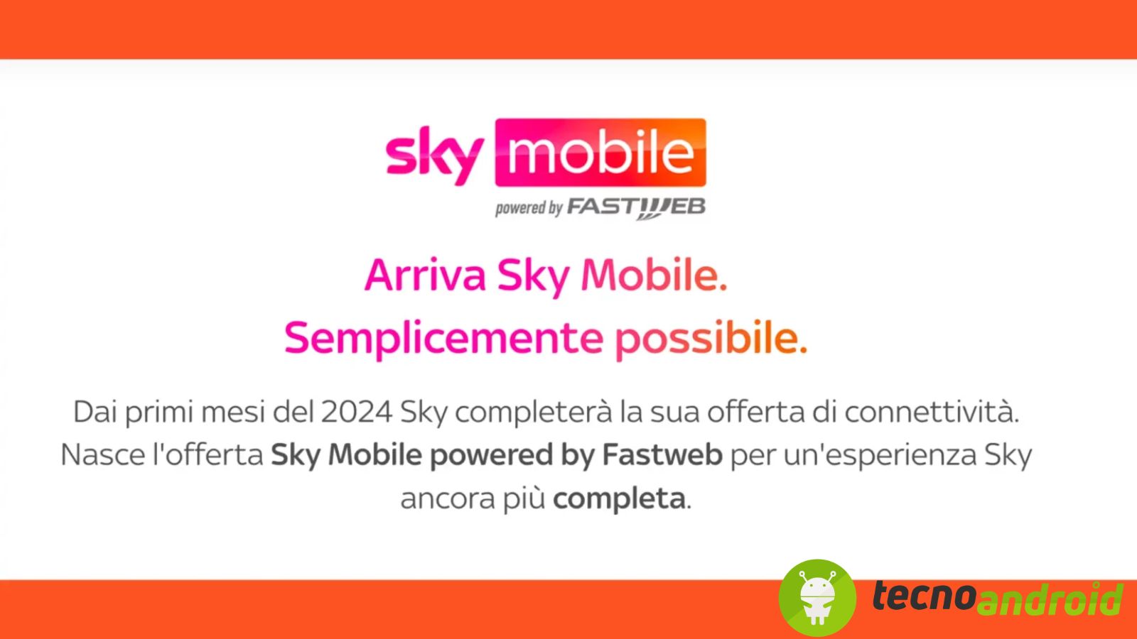 Sta finalmente per arrivare l’attesissimo Sky Mobile? Scopriamolo 