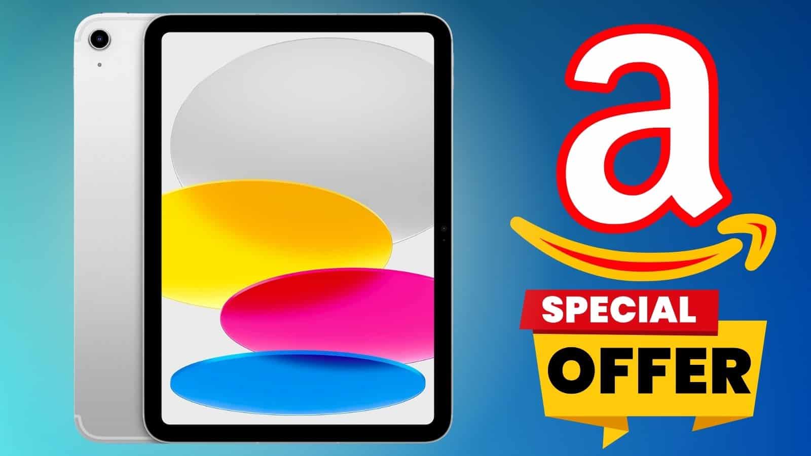 iPad Apple 2022 con 180 EURO DI SCONTO solo su AMAZON