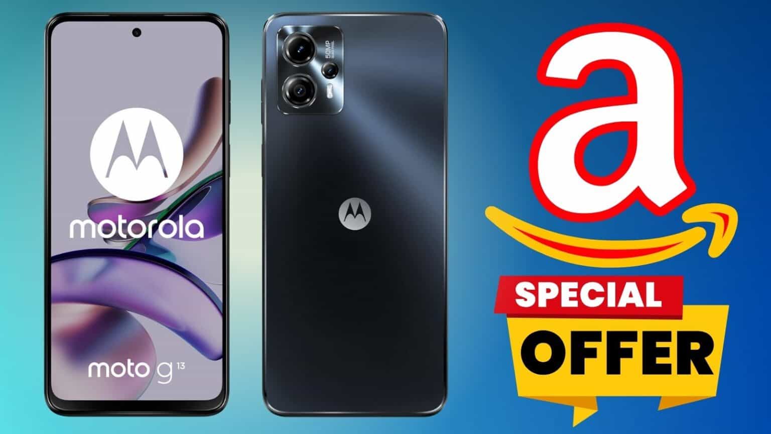OFFERTA Amazon SUPER sul Motorola moto g13: ora al 44% di SCONTO