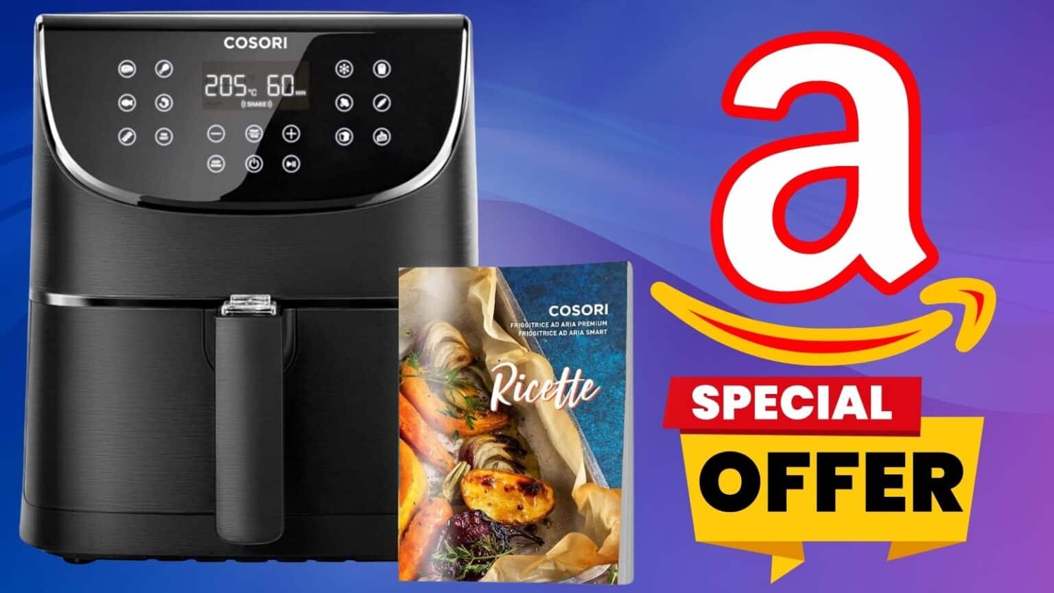 Friggitrice ad Aria ad un PREZZO da URLO su Amazon: scopri lo sconto