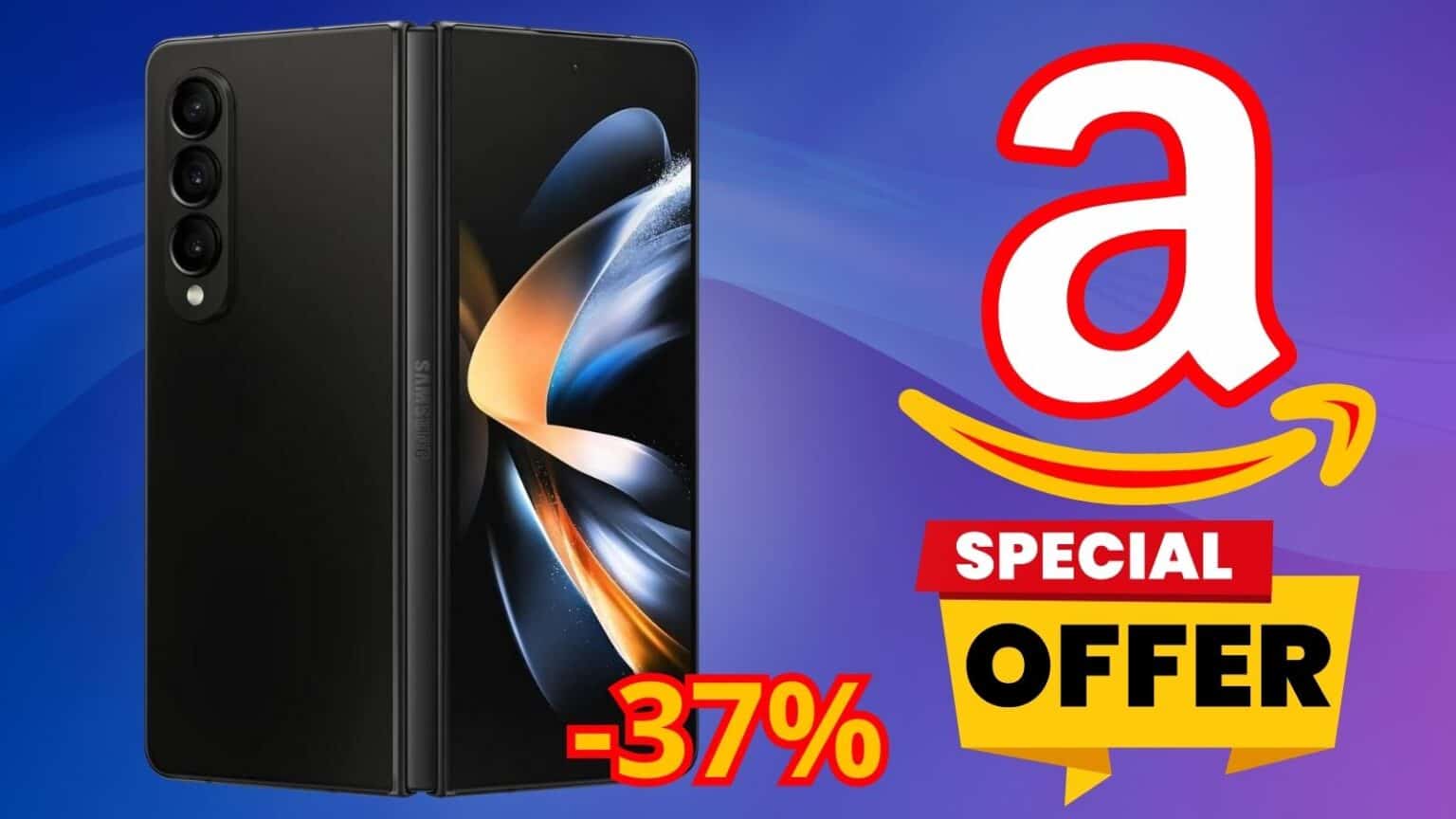 Super Promo Amazon: Samsung Galaxy Z Fold4 al 37% di SCONTO