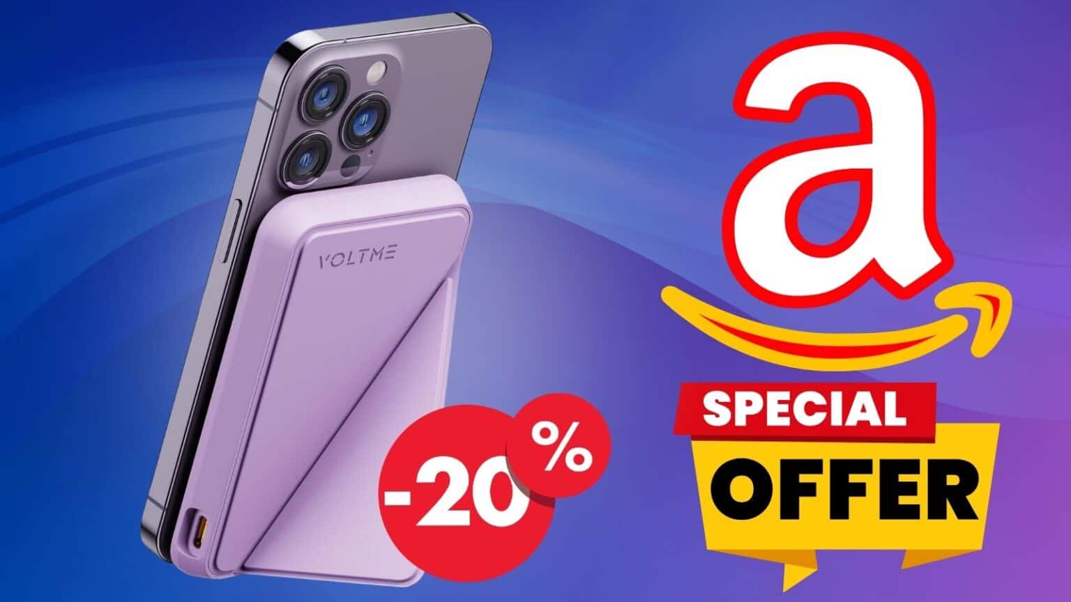 Caricatore Portatile Magnetico in OFFERTA FOLLE su Amazon