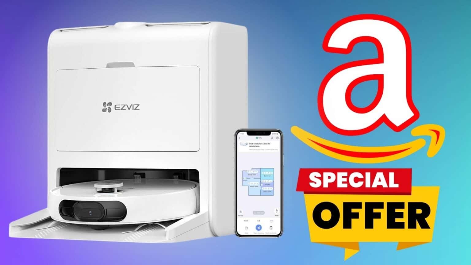 Robot Aspirapolvere e Lavapavimenti ad un COSTO SUPER su Amazon