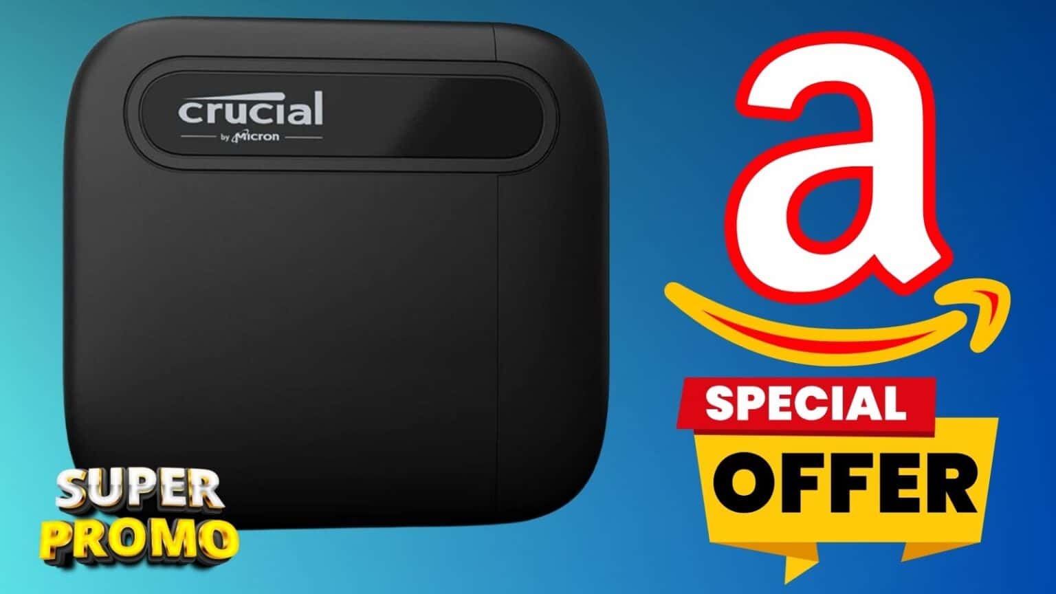 SSD Portatile Crucial X6 da 2TB ad un PREZZO SUPER su Amazon