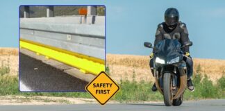 Arriva il nuovo Guardrail: terza banda gialla per salvare i motociclisti