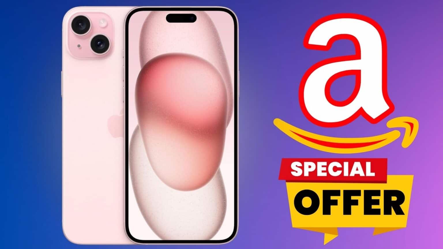 Super promo Amazon: iPhone 15 Plus ad un PREZZO da URLO