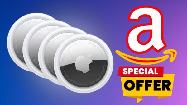 Confezione con 4 Apple AirTag: risparmia 30€ con la PROMO Amazon
