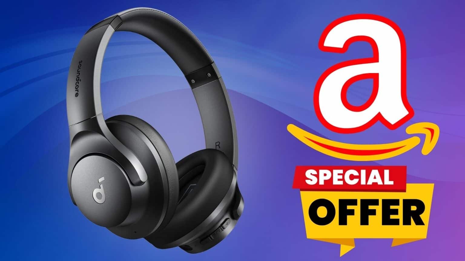 Cuffie Bluetooth Soundcore in OFFERTA SUPER su Amazon