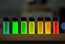 I quantum dots sono nanocristalli semiconduttori con proprietà conduttive distintive determinate dalla loro dimensione, che consente loro una fluorescenza in colori distinti
