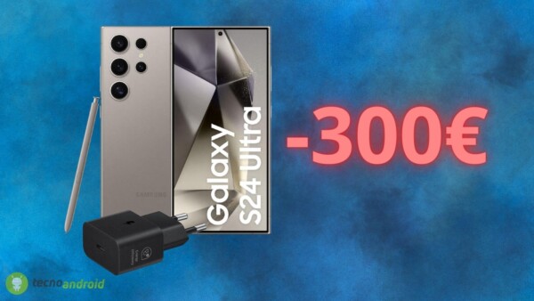 Samsung Galaxy S24 Ultra: 300 euro di sconto e un REGALO su AMAZON