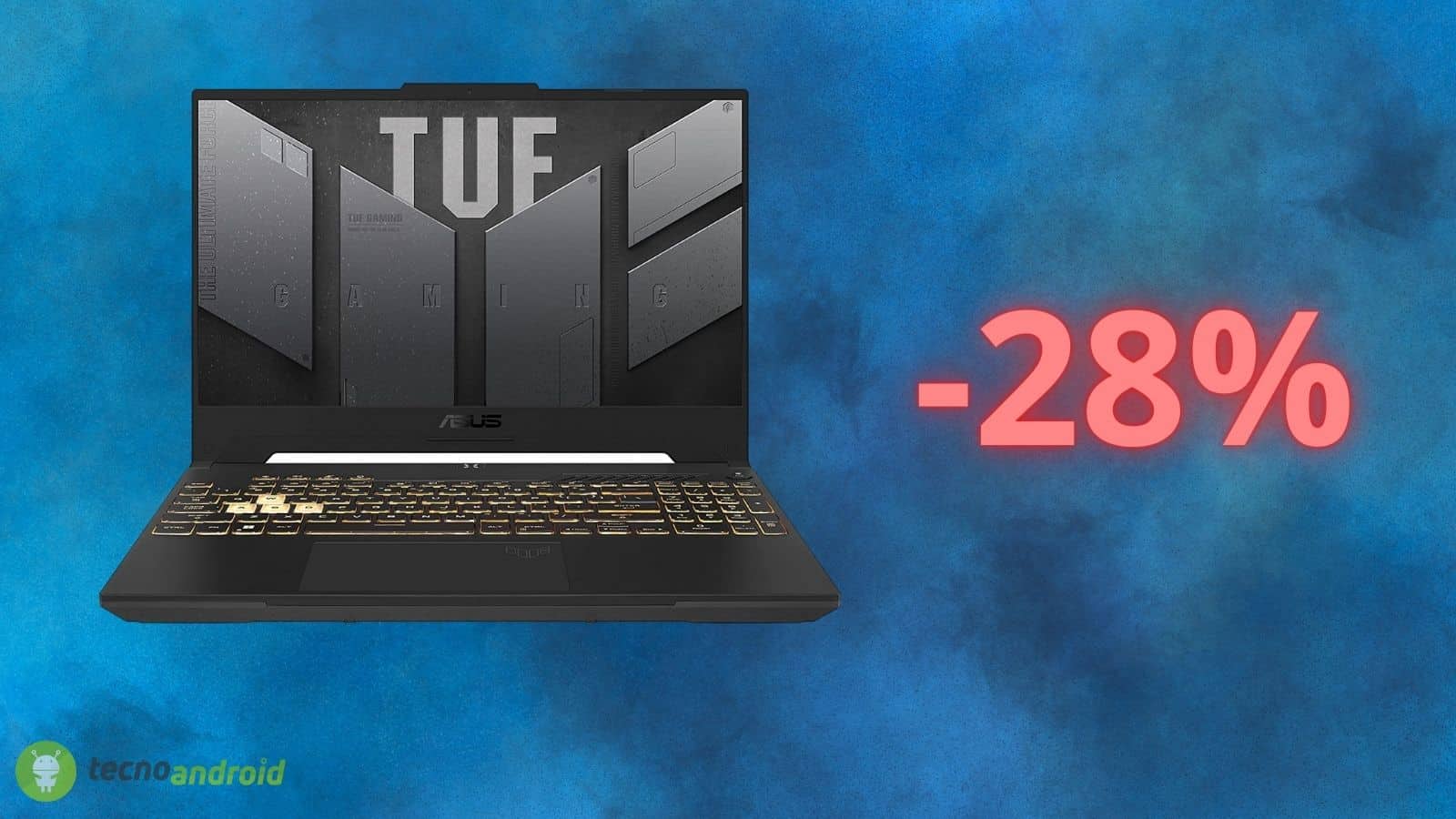 Notebook ASUS TUF Gaming: FOLLIA AMAZON, ecco il 28% di sconto