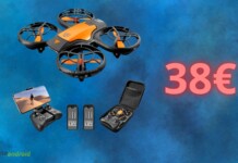 Drone con telecamera HD a meno di 40€: occasione su Amazon