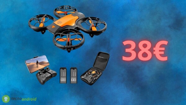 Drone con telecamera HD a meno di 40€: occasione su Amazon