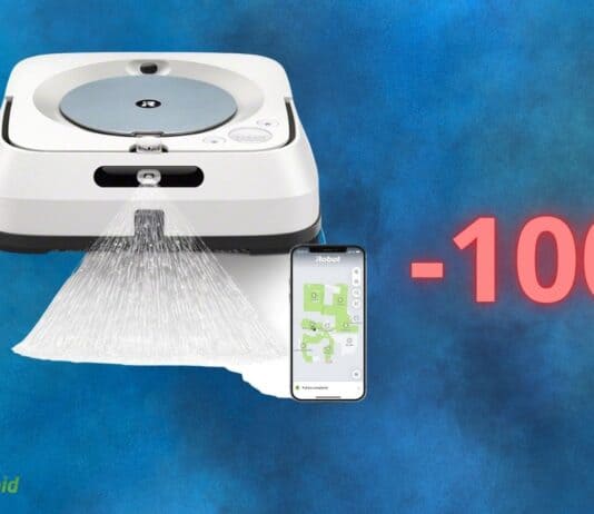 iRobot: il robot lavapavimenti ha uno sconto di oltre 100€ su AMAZON