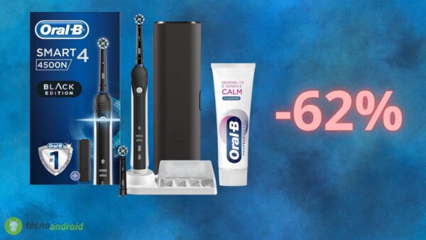 Spazzolino elettrico ORAL-B al 62% di sconto: la PAZZA offerta di Amazon
