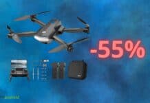 Drone pieghevole FullHD con il 55% di sconto: FOLLIA totale su AMAZON