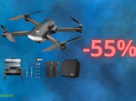 Drone pieghevole FullHD con il 55% di sconto: FOLLIA totale su AMAZON