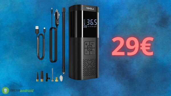 Compressore portatile per AUTO: costa MENO di 30€ su Amazon