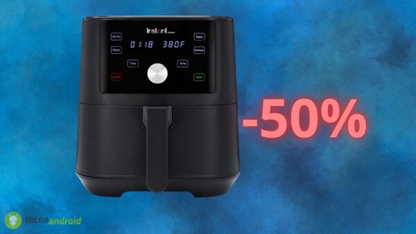 Friggitrice ad Aria in OFFERTA al 50% di sconto su Amazon: correte ad acquistarla