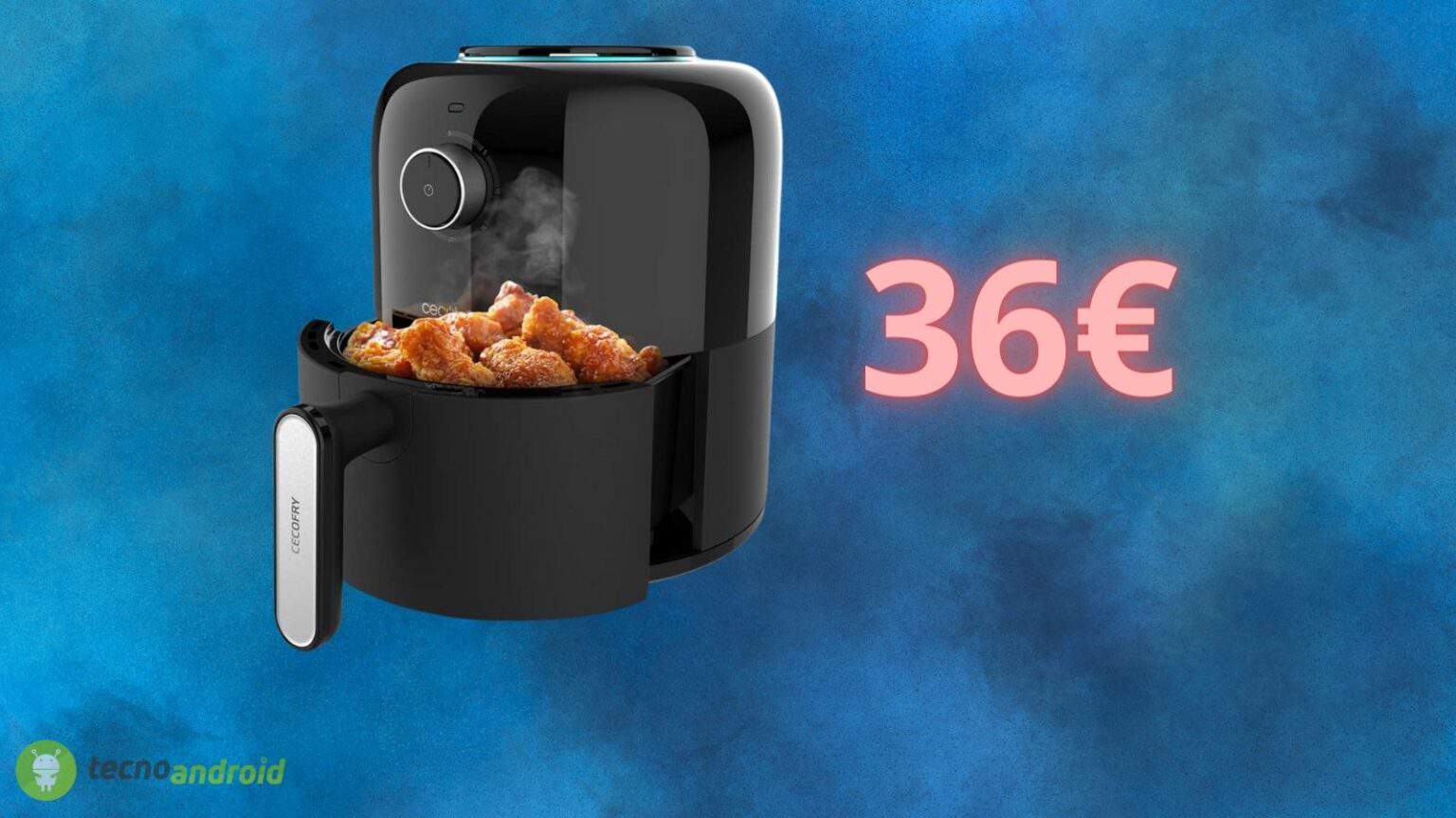 Friggitrice ad aria a 29€ su AMAZON: è un FUORITUTTO pazzesco