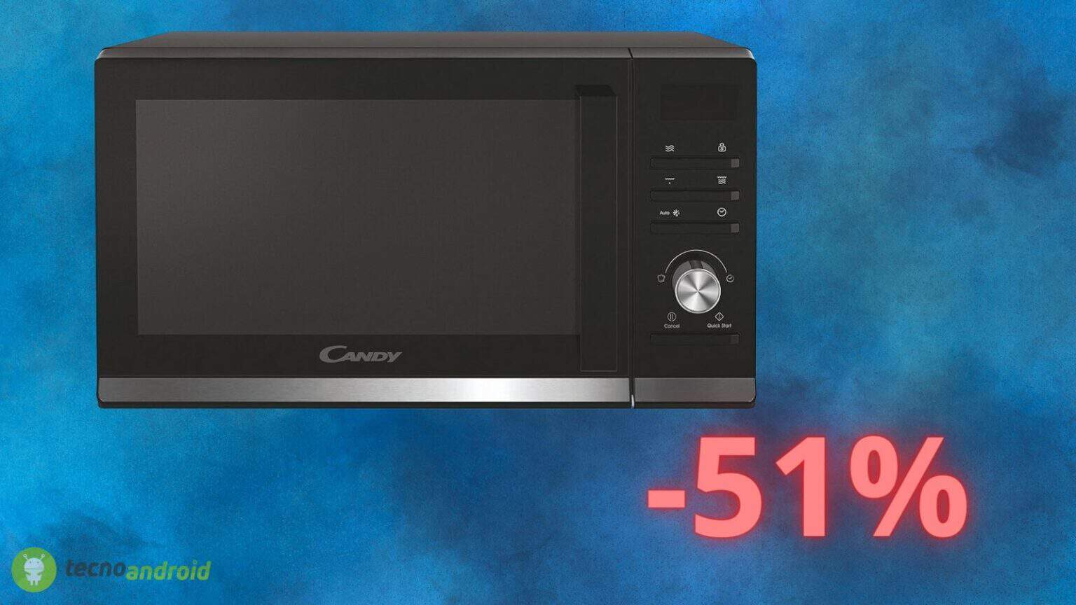Forno a microonde CANDY in OFFERTA del 51% su Amazon