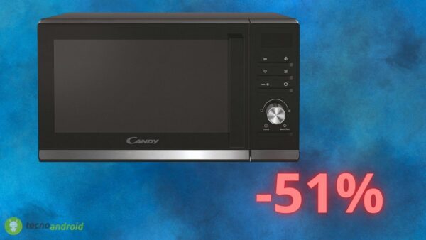 Forno a microonde CANDY in OFFERTA del 51% su Amazon