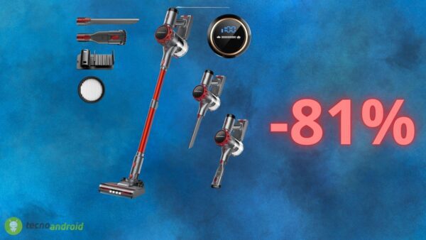 Aspirapolvere senza fili con sconto dell'81% su AMAZON