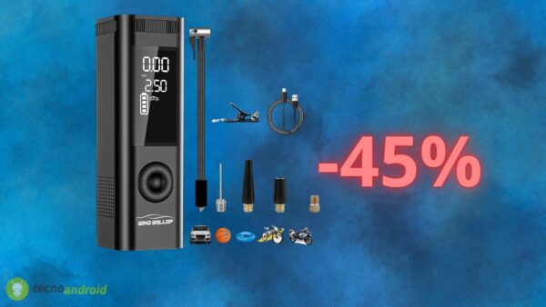 Compressore portatile per AUTO: su AMAZON prezzo scontato del 45%